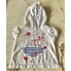 Carter’s Original Vintage Hooded Elephant Top 18m